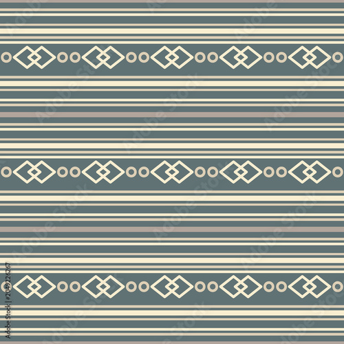 Southwest native seamless pattern ethnic tribal Aztec geometric Navajo Native American fabric earth tone design vector for textile printing