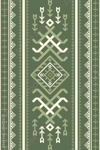 Southwest native seamless pattern ethnic tribal Aztec geometric Navajo Native American fabric earth tone design vector for textile printing