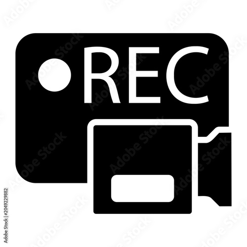 recording Solid icon