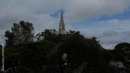 Картината върху платно Iglesia colonial