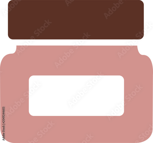 Photos cosmetic jar line icon, hair pomade wax container vector element, barbershop gel