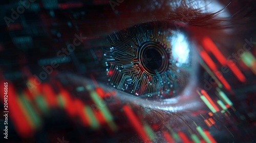 Visionary circuitry: the radiant eye of artificial intelligence. Asset management. The ai-driven eye: glowing circuitry heralds a new era of innovation. Price prediction.