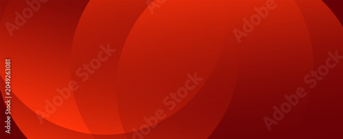 Quadro su tela Red abstract background. Dynamic shapes composition. Eps10 vector