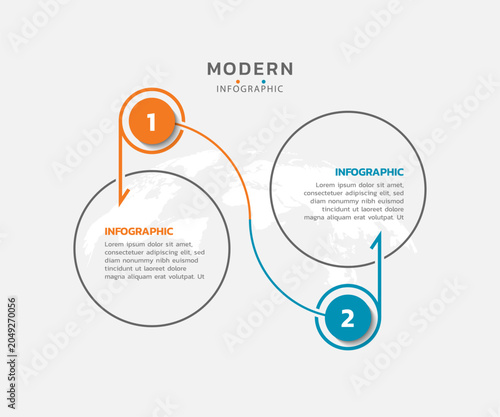 Presentation infographic business template design