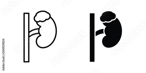 Obraz na płótnie Adrenal gland icon
