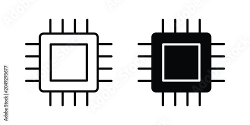 Photos Computer microprocessor icon