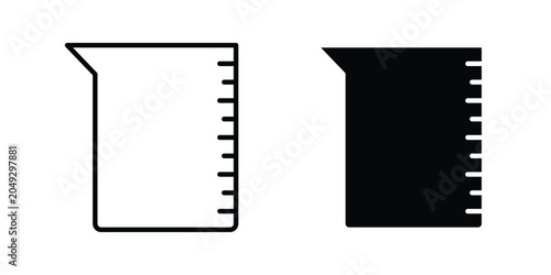 Foto Measuring cup icon