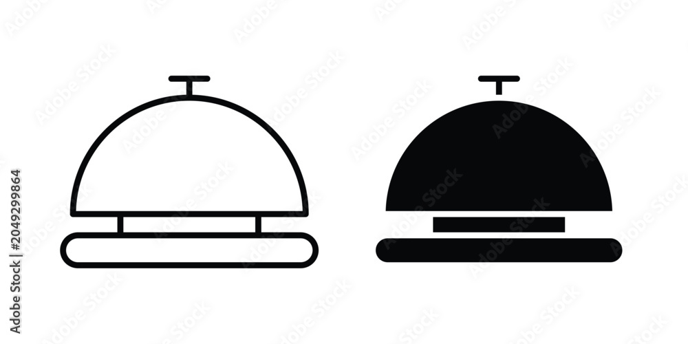 Fototapeta premium Reception bell icon