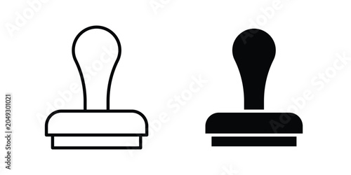 Obraz na plátne Stamp icon
