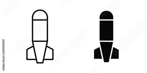 Cuadro en lienzo Torpedo icon