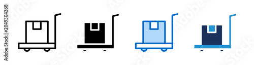 Cart Icon Collection With Multiple Styles