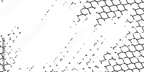 Mesh texture for fishing nets. Grunge pattern for sportswear or soccer goal, volleyball net, basketball hoop, hockey, athletics. Mesh background