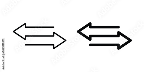 Εκτύπωση καμβά Transfer arrows icon