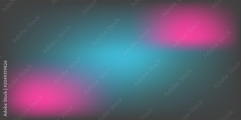 Obraz premium Abstract Neon Blur Background With Teal Glow And Pink Light Accents For Design