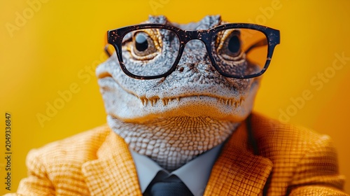 close up of a crocodile 