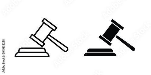 Obraz na plátne Auction icon