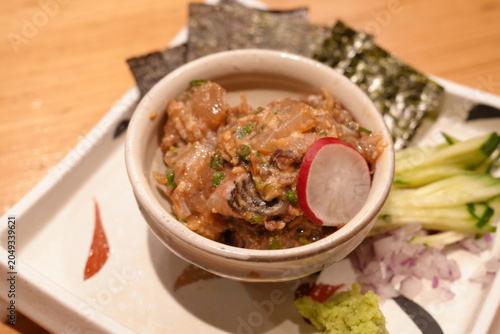 Gomasaba, Fukuoka Specialty Fresh Mackerel Sashimi with Sesame Soy Sauce - 福岡名物 ごま鯖 新鮮なサバの刺身