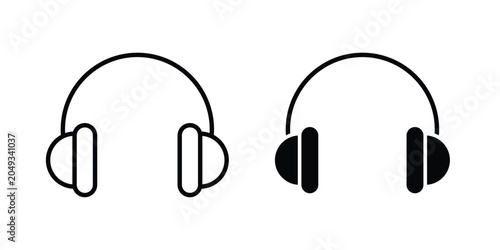 Canvas Print Ear muffs icon