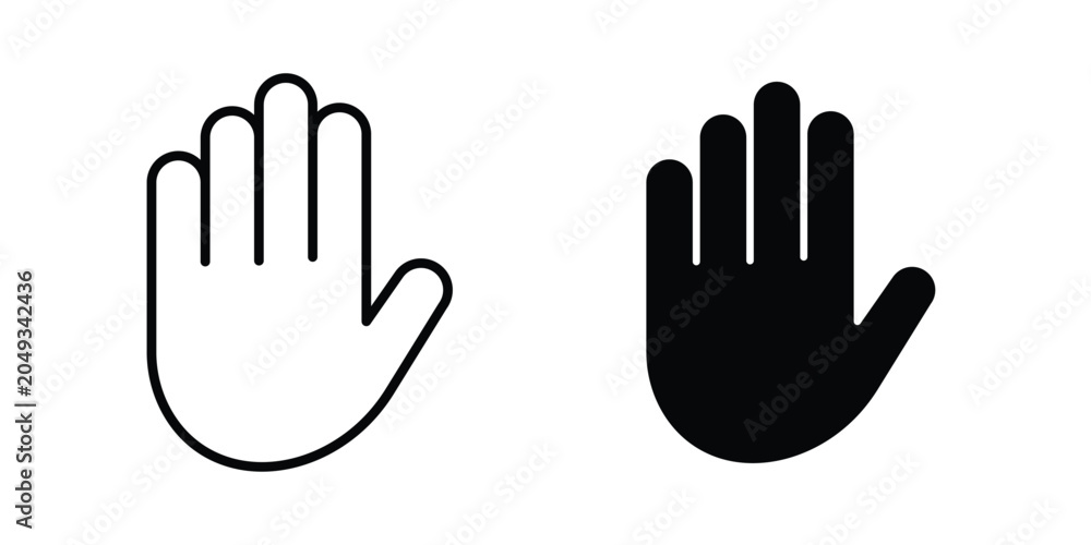 Obraz premium Hand icon