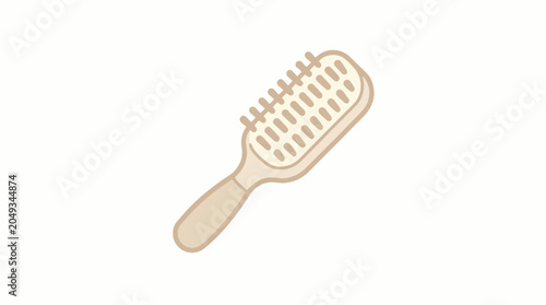 Fotografija Hair brush with wide spaced bristles.