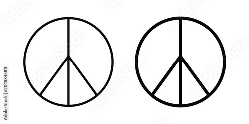 Cuadro en lienzo Peace icon