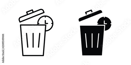 Slika na platnu Time waste icon
