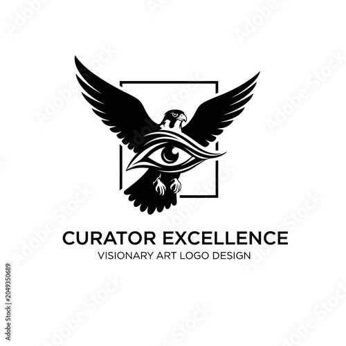 Photos Visionary branding for art galleries, museums, or curation services focusing on insight, perspective, and watchful excellence