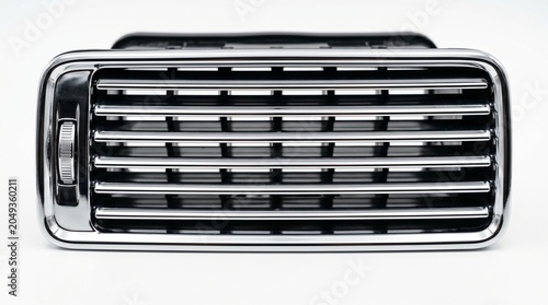 vector illustration of a metallic icon