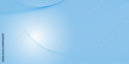 Foto Deep sky blue gradient abstract background with stripes curve line vector image