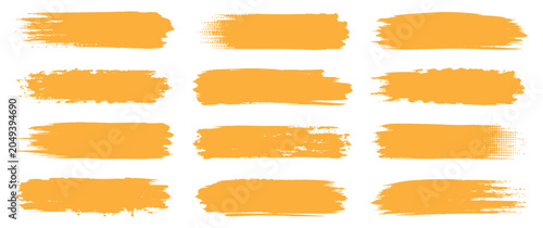 Fotografie Brush strokes vector