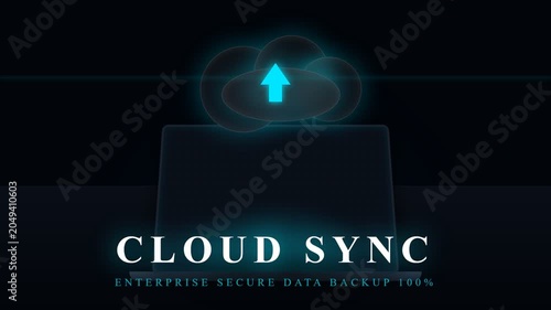 Cloud Data Synchronization and Secure Backup Concept for Business
