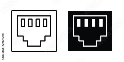 Photos TCP icon set illustration. icon designs