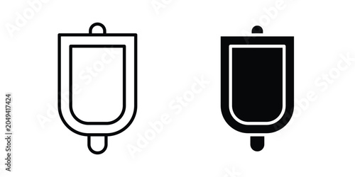 Foto Urinal icon set illustration. icon designs