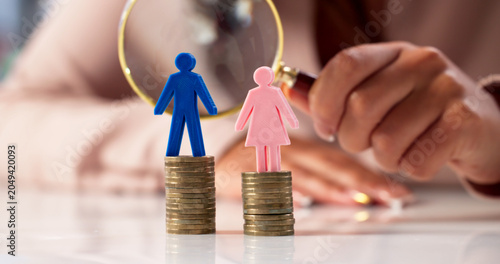 Corporate Consultant Studies Wage Gap Charts