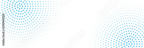 Light BLUE vector illustration which consist of circles. Dotted gradient design for your business. Creative geometric background in halftone style with colored spots. Eps 10