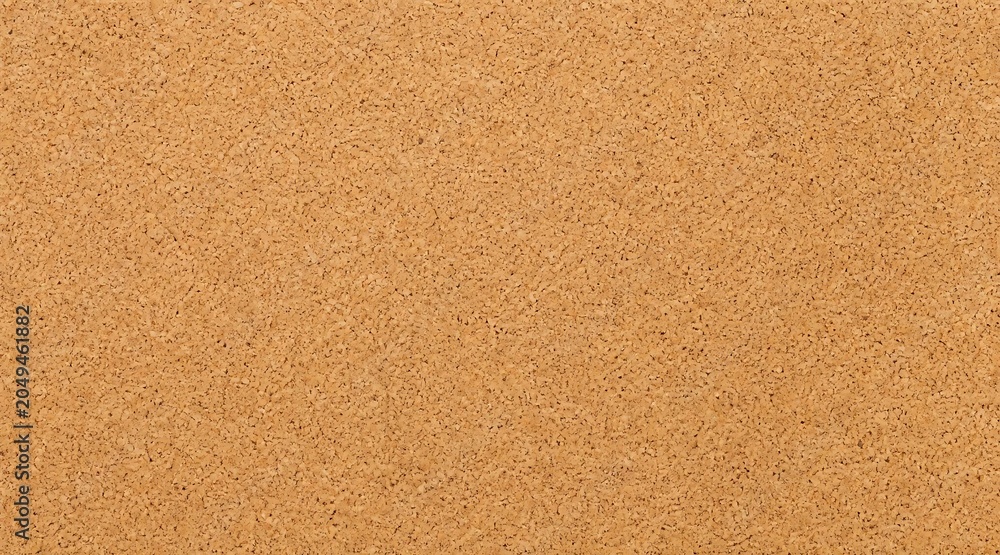 Fototapeta premium Brown cork board texture background for office notes and messages
