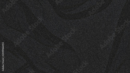 Bild auf Leinwand Dark black wave texture abstract background design