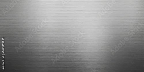 Slika na platnu Brushed platinum silver metallic background with large diffuse center glow in li