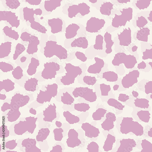 Photography leopard animal skin seamless pattern on pink, safari texture textile