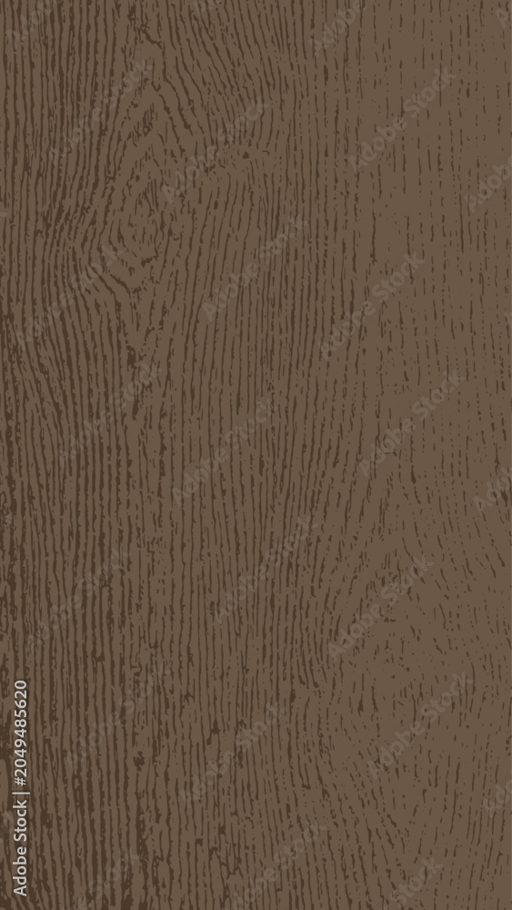 Fototapeta premium Textured brown wood grain vector, mobile wallpaper