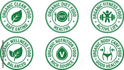 Fotografija Organic clean food safe eating diet healthy fitness active life wellness balanced nutrition rich source body care good health
