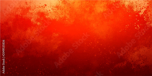 Tableau sur toile Abstract red and orange grunge texture with warm and energetic feel