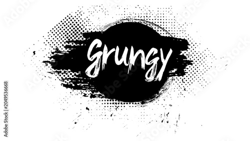 Vector black brush paint background for text boxes web banner