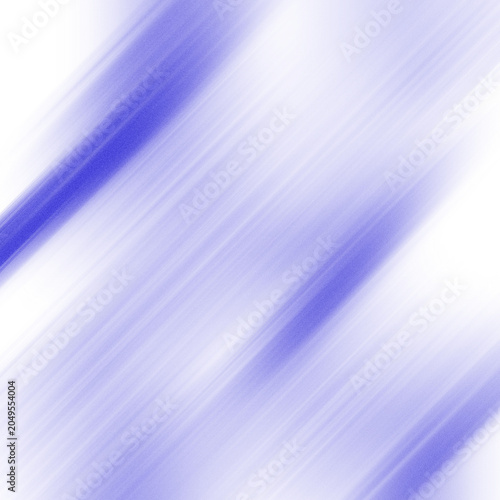 Abstract blue motion blur background, dynamic diagonal light streaks on white, soft ethereal texture for corporate presentation and web design