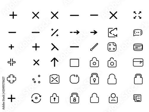 web icons set