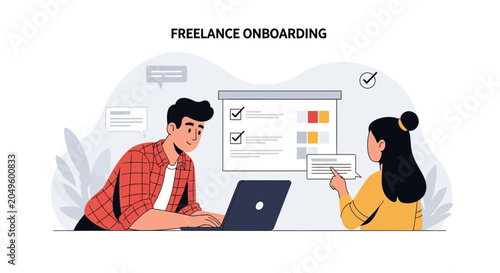 Freelance Onboarding Process: Team Collaboration for New Hires and Project Kick-off