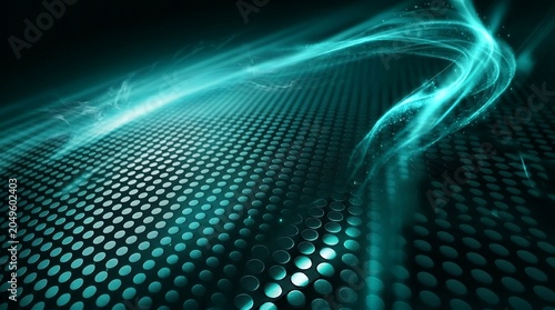 High-Tech Futuristic Cyberpunk Circuit Boards and Digital HUD Interfaces