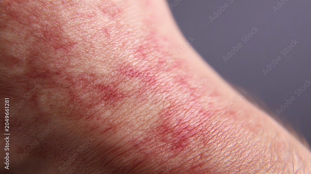 Fototapeta premium Irritated Forearm Skin With Redness