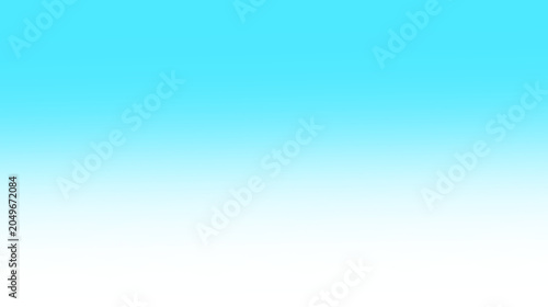 Quadro su tela Turquoise to white gradient background with smooth pastel fade effect