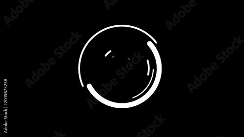 Dynamic Circle Highlight and Line Art Animation in 4K with Green Screen Background. fireworks, blast, burst, boom, circle, explosion, glittering.4k